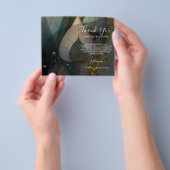 Schleier aus Blättern | Botanisches Design Flyer (Gruppe)