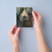 Schleier aus Blättern | Botanisches Design Flyer (Gruppe)