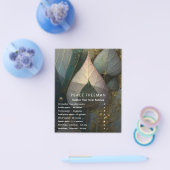 Schleier aus Blättern | Botanisches Design Flyer (Einzeln)