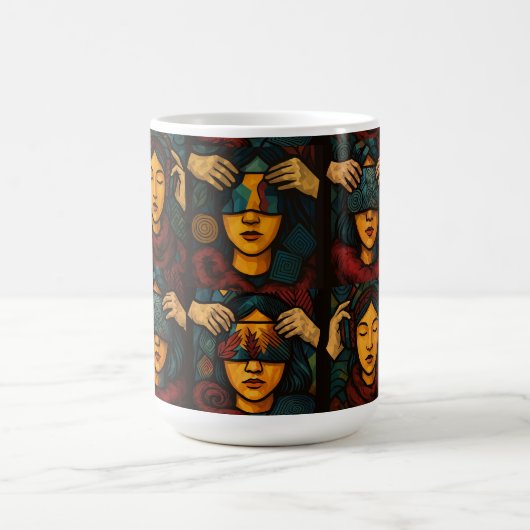 Schleier der Emotionen Kaffeetasse (Mittel)