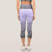 Schleier der ruhigen Sterne Capri Leggings (Rückseite)