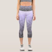 Schleier der ruhigen Sterne Capri Leggings (Vorderseite)