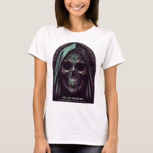 Schleier der Schatten: Der rätselhafte Schädel T-Shirt