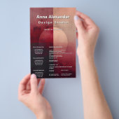 Schleier der Teilung | Minimalistisches Design Flyer (Handgriff)