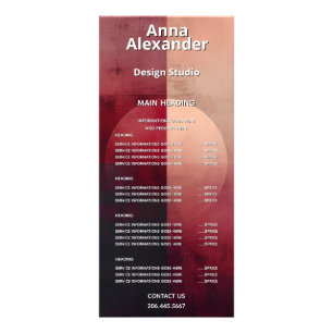 Schleier der Teilung   Minimalistisches Design  Werbekarte
