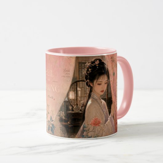 SCHLEIER DES FRÜHLINGS. TASSE (VorderseiteRechts)