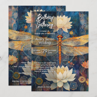 Schleier des Lichts | Dragonfly Design Einladung
