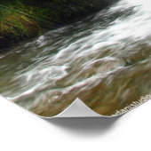 Schleier des Wassers Poster (Ecke)