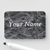 Schleier wie ein Röntgenbild Namensschild (Beispiel)