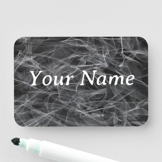 Schleier wie ein Röntgenbild Namensschild (Beispiel)