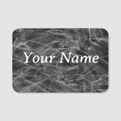 Schleier wie ein Röntgenbild Namensschild (Vorderseite)