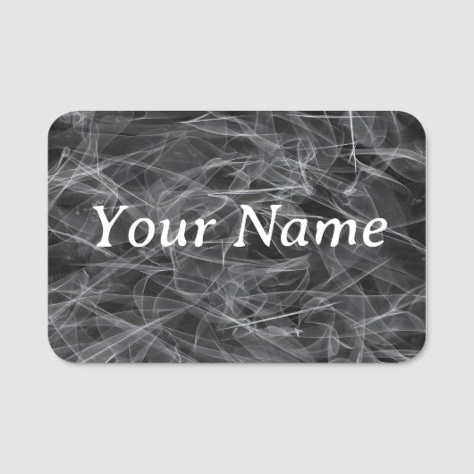 Schleier wie ein Röntgenbild Namensschild (Vorderseite)