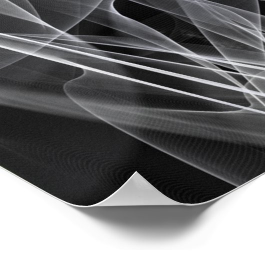 Schleier wie ein Röntgenbild Poster (Ecke)