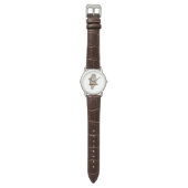 Schleiereule Armbanduhr (Flach)