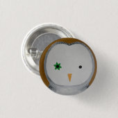 Schleiereule Button (Vorne & Hinten)