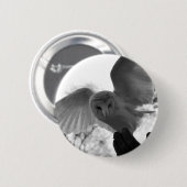 Schleiereule Button (Vorne & Hinten)