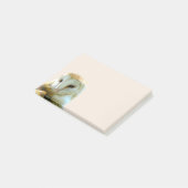 Schleiereule-Ecke Post-it Klebezettel (angewinkelt)
