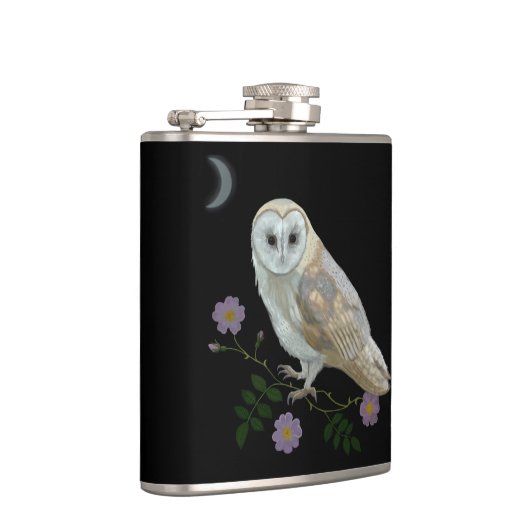 Schleiereule Flachmann (Rechts)