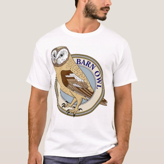 Schleiereule (Gelb) - M T-Shirt (Vorderseite)