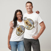 Schleiereule (Gelb) - M T-Shirt (Unisex)