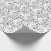 Schleiereule! Geschenkpapier (Ecke)