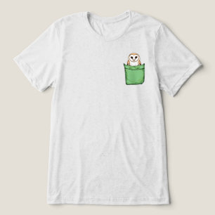 Schleiereule in der Tasche Tri-Blend Shirt