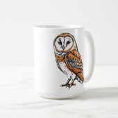 Schleiereule  kaffeetasse (VorderseiteRechts)