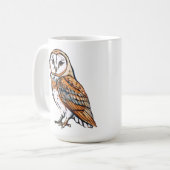 Schleiereule  kaffeetasse (Vorderseite Links)