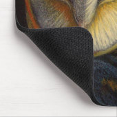 SCHLEIEREULE mit FULLMOON MAUSUNTERLAGE Mousepad (Ecke)