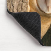 Schleiereule Mousepad (Ecke)