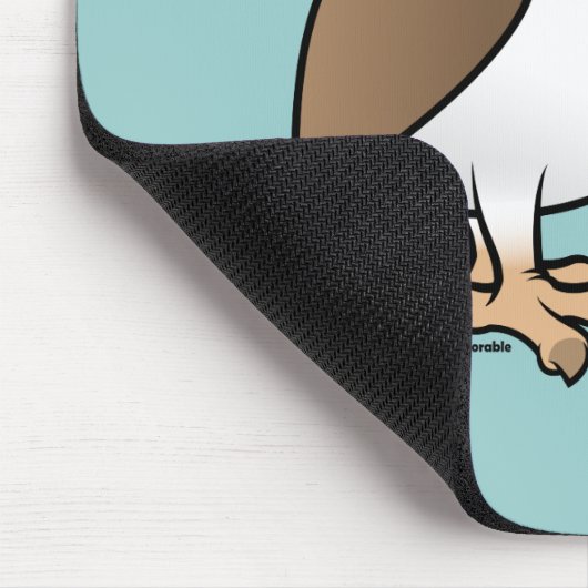 Schleiereule Mousepad (Ecke)