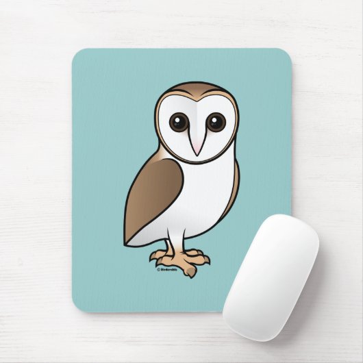 Schleiereule Mousepad (Mit Mouse)