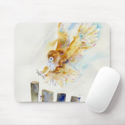 Schleiereule Mousepad (Mit Mouse)