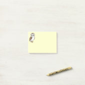 Schleiereule Post-it Klebezettel (Auf Schreibtisch)