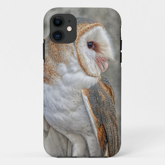 Schleiereule-Profil Case-Mate iPhone Hülle (Rückseite)