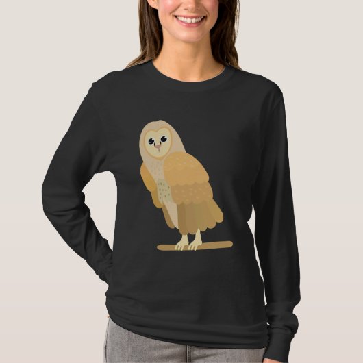Schleiereule T-Shirt (Vorderseite)
