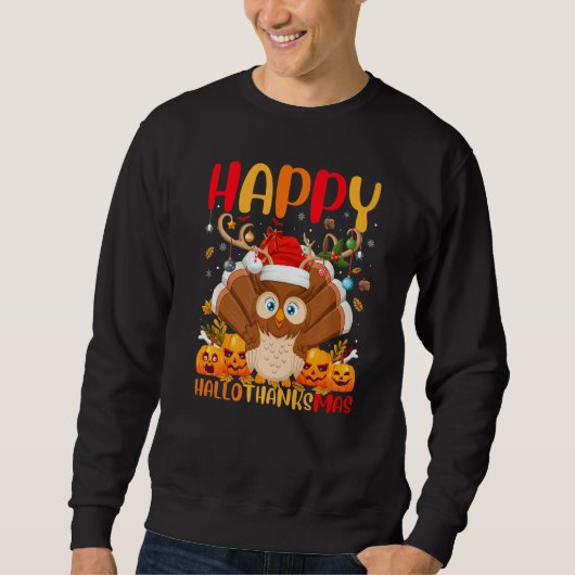 Schleiereule Vogel Glückliche Schleiereule Helloth Sweatshirt (Vorderseite)