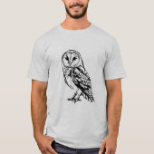 Schleiereule wird oft mit Barred Owl übersetzt, ko T-Shirt (Vorderseite)