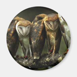 Schleiereulemagnet Magnet