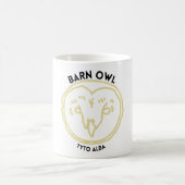 Schleiereulen-Art Kaffeetasse (Mittel)