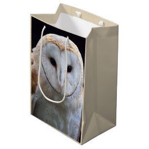 Schleiereulen-Geschenktasche Mittlere Geschenktüte