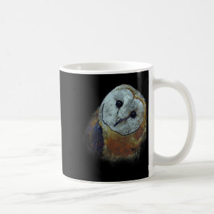 Schleiereulenmalerei Eulen Kunst Kaffeetasse