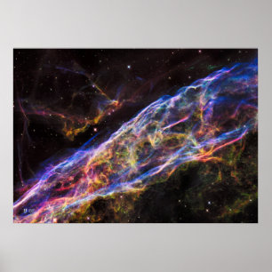 Schleiernebel. NGC 6960 - Poster