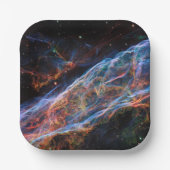 Schleiernebel Supernova-Überreste Hubble-Teleskop Pappteller (Vorderseite)