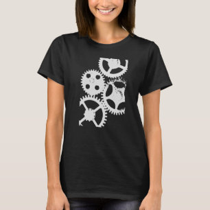Schleif-Gears Steampunk-Uhrwerk Uhr Cogs & Ge T-Shirt