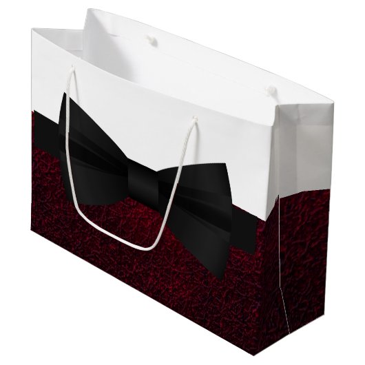 Schleife große Geschentüte Geschenktüte (Vorderseite Schrägansicht)