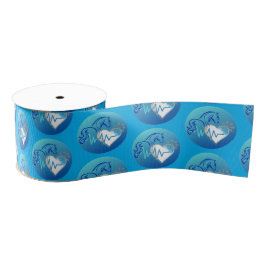 Schleife mit Winter-Logo Ripsband