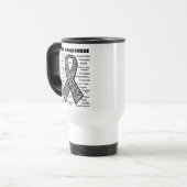 Schleife/Symptome...EDS-Tasse Reisebecher (Vorderseite Links)
