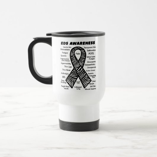 Schleife/Symptome...EDS-Tasse Reisebecher (Links)