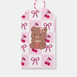 Schleifen & Bären Geschenkanhänger